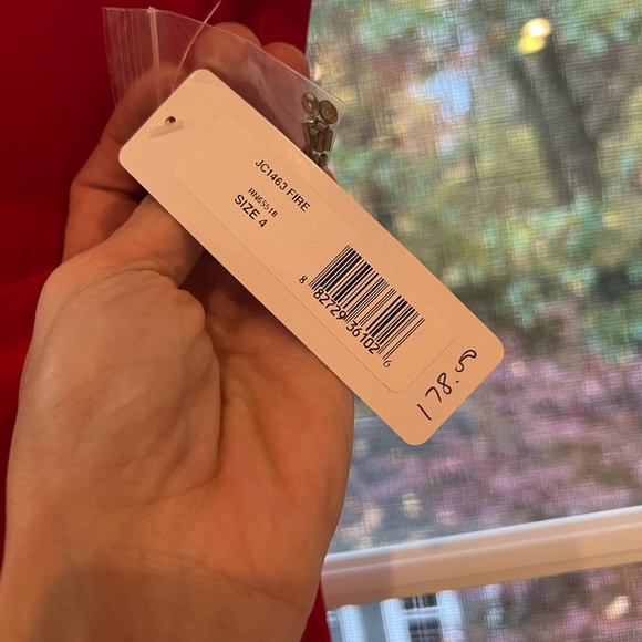 Joanna Chen New York mid length gown with embellished collar - Picture 5 of 14